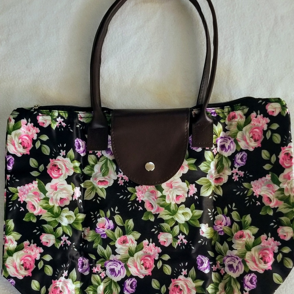 Foldable Tote Packable Waterproof Vinyl